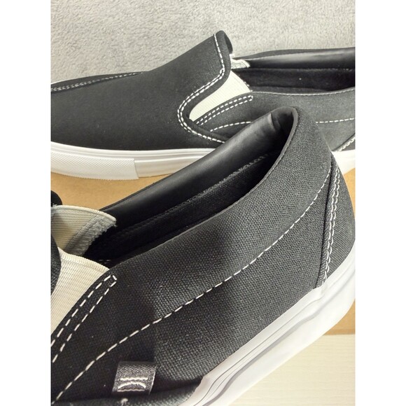 Clearweather Dodds Slip On Skate Shoes Black Canvas Suede Men’s 8.5 Women’s 10 main image 6